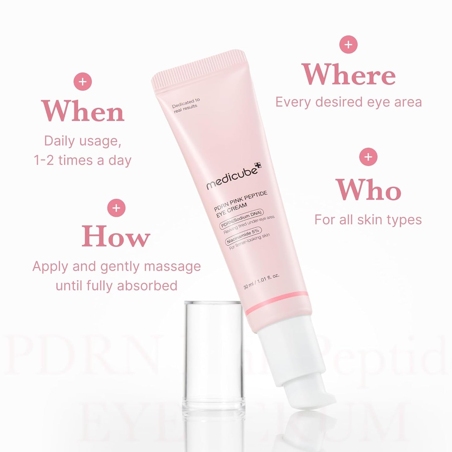 PDRN Peptide Serum Duo for Face & Eye: PDRN Peptide Eye Serum and Salmon DNA Facial Serum for Radiant, Plump Skin | Korean Skincare, Gifts for Women, Skin Care Set