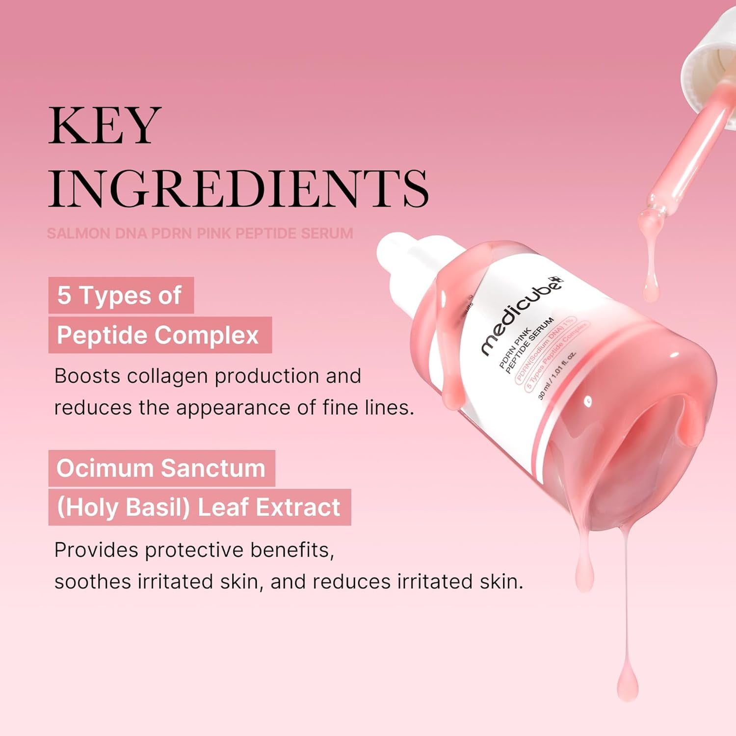 PDRN Peptide Serum Duo for Face & Eye: PDRN Peptide Eye Serum and Salmon DNA Facial Serum for Radiant, Plump Skin | Korean Skincare, Gifts for Women, Skin Care Set