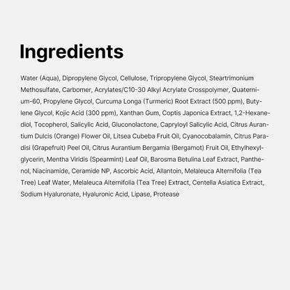 Peel Shot with Kojic Acid Turmeric for Troubled Skin | Gentle Exfoliating Serum with BHA LHA PHA - Dead Skin Cells, Blackheads, Excess Sebum, for Dull & Rough Skin, 2.7 Fl.Oz