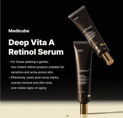 Medicube Deep Vita a Retinol Serum 1.0 Fl Oz | Anti-Aging & Skin Smoothing Care