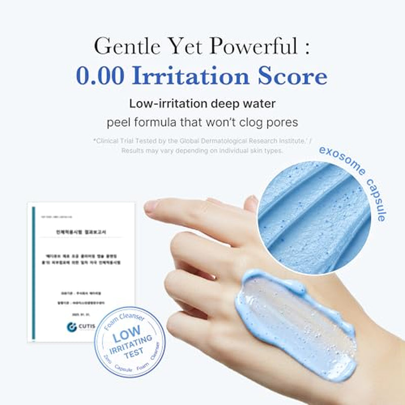Double Cleansing Duo for Facial Cleansing: Zero Pore Blackhead Cleansing Oil and Zero Pore Clear Blue Capsule Facial Cleanser | Remove Makeup, Blackheads, and Buildups