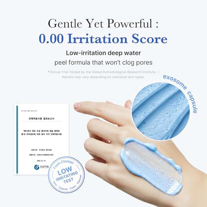 Double Cleansing Duo for Facial Cleansing: Zero Pore Blackhead Cleansing Oil and Zero Pore Clear Blue Capsule Facial Cleanser | Remove Makeup, Blackheads, and Buildups