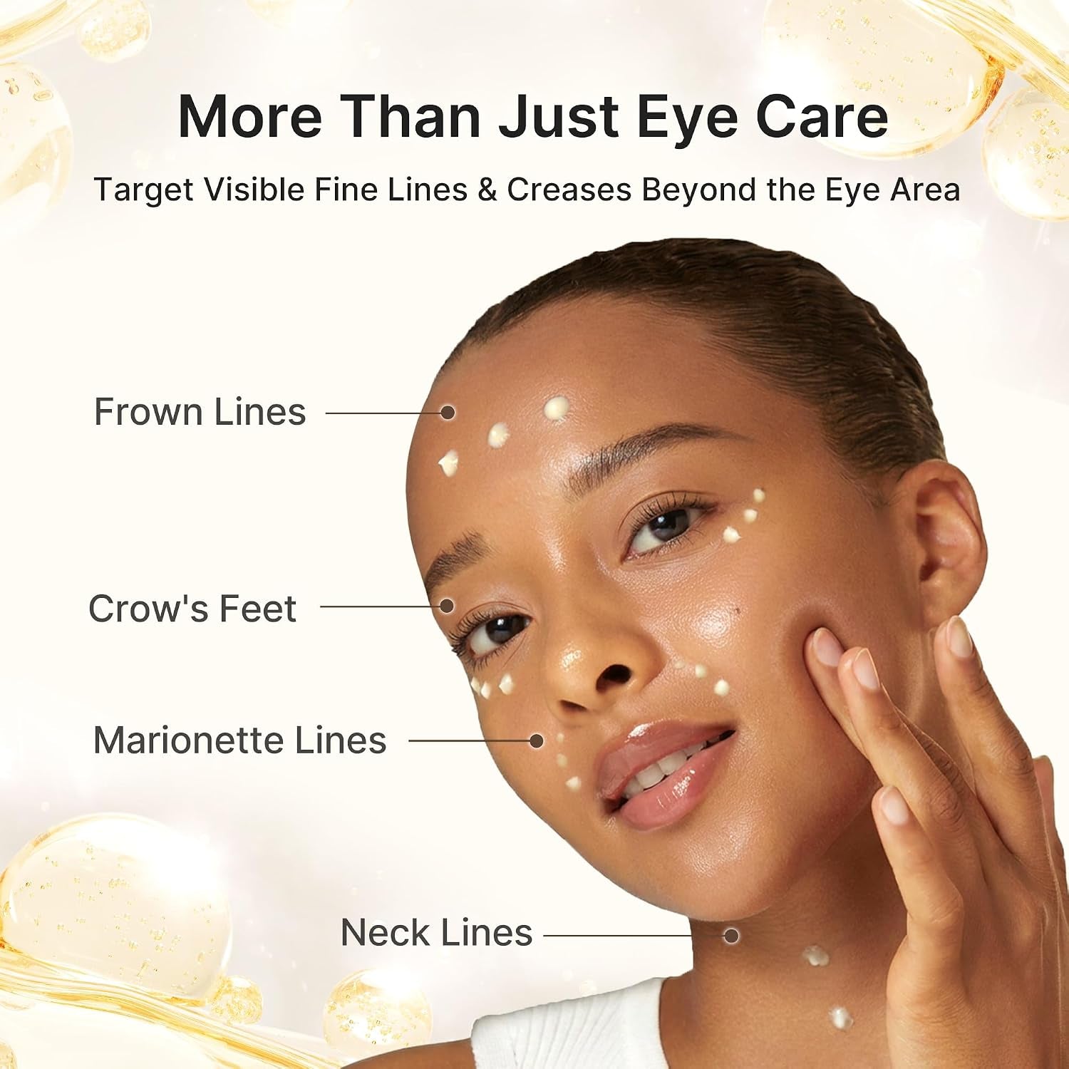 Eye Serum with Deep Reviving Peptide for Fine Lines Care | Eye Treatment Serum with Multi Peptides, Niacinamide & Squalane - Reduces Signs of Aging, Korean Skincare, 1.01 Fl.Oz
