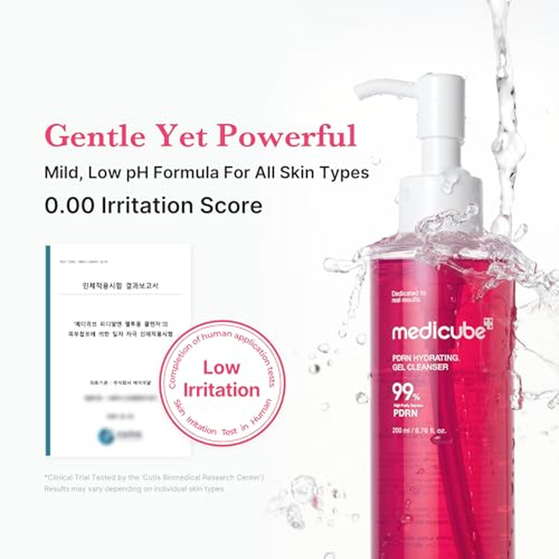 Zero Pore Capsule & PDRN Cleansing Duo: Zero Pore Clear Capsule Facial Deep Cleanser and PDRN Jelly to Foam Cleanser | Korean Skincare, Skincare Sets