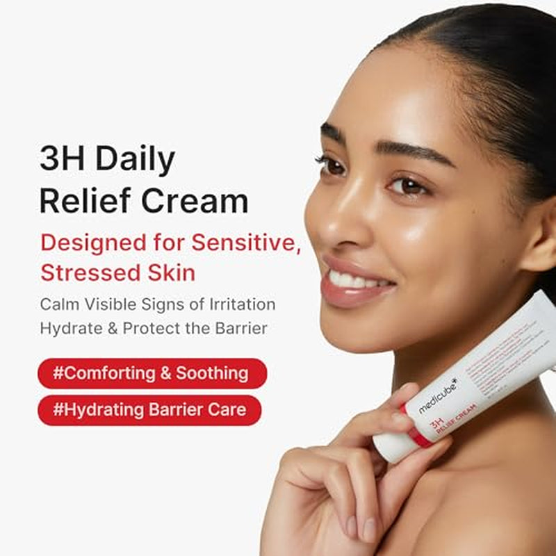 Clear & Calm Skin Duo: Hypochlorous Acid Peel Shot and 3H Relief Cream | Gentle Exfoliating Serum for Dead Skin Cells and Calm with Daily Soothing Moisturizer | for Clearer, Smoother Skin