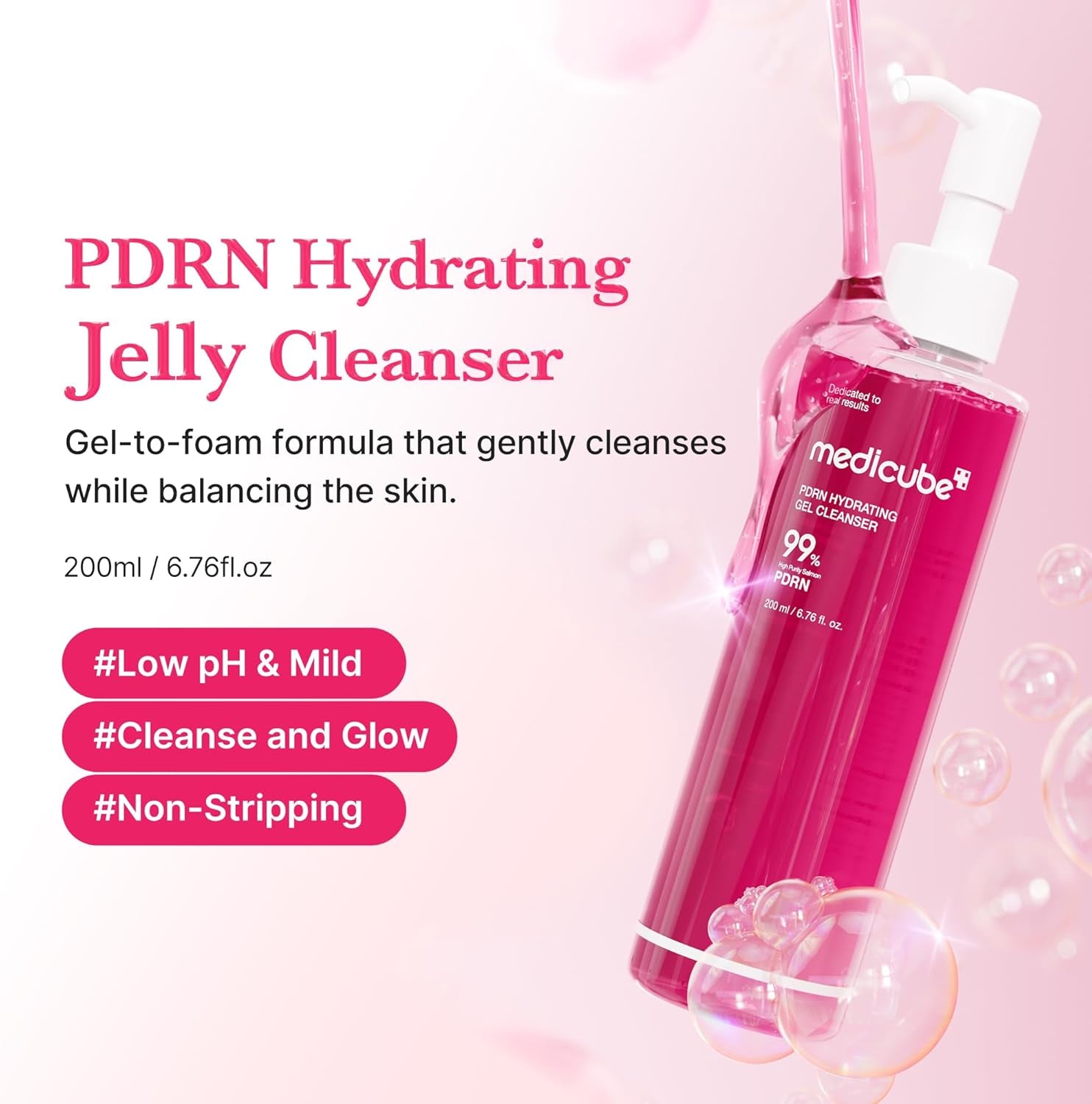 3-In-1 Device & Skincare Set (Beige) : Mini Booster Pro plus Full Set Beige, PDRN Jelly to Foam Cleanser, and PDRN Booster Gel | Cleanse, Boost & Clear Pores for Radiant, Smooth Skin