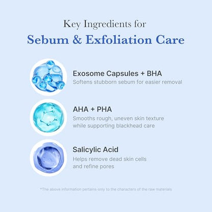 Zero Pore Capsule & PDRN Cleansing Duo: Zero Pore Clear Capsule Facial Deep Cleanser and PDRN Jelly to Foam Cleanser | Korean Skincare, Skincare Sets
