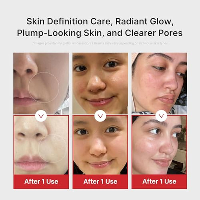 Booster Pro Facial Device & Eye Care Duo: Salmon DNA PDRN Pink Eye Serum and Booster Pro Pink | Retinol and PDRN for Firmer-Looking, Plumper Looking Skin and Smoother Skin