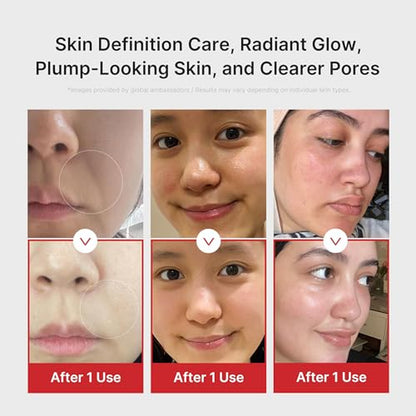 Booster Pro Facial Device & Eye Care Duo: Salmon DNA PDRN Pink Eye Serum and Booster Pro Pink | Retinol and PDRN for Firmer-Looking, Plumper Looking Skin and Smoother Skin