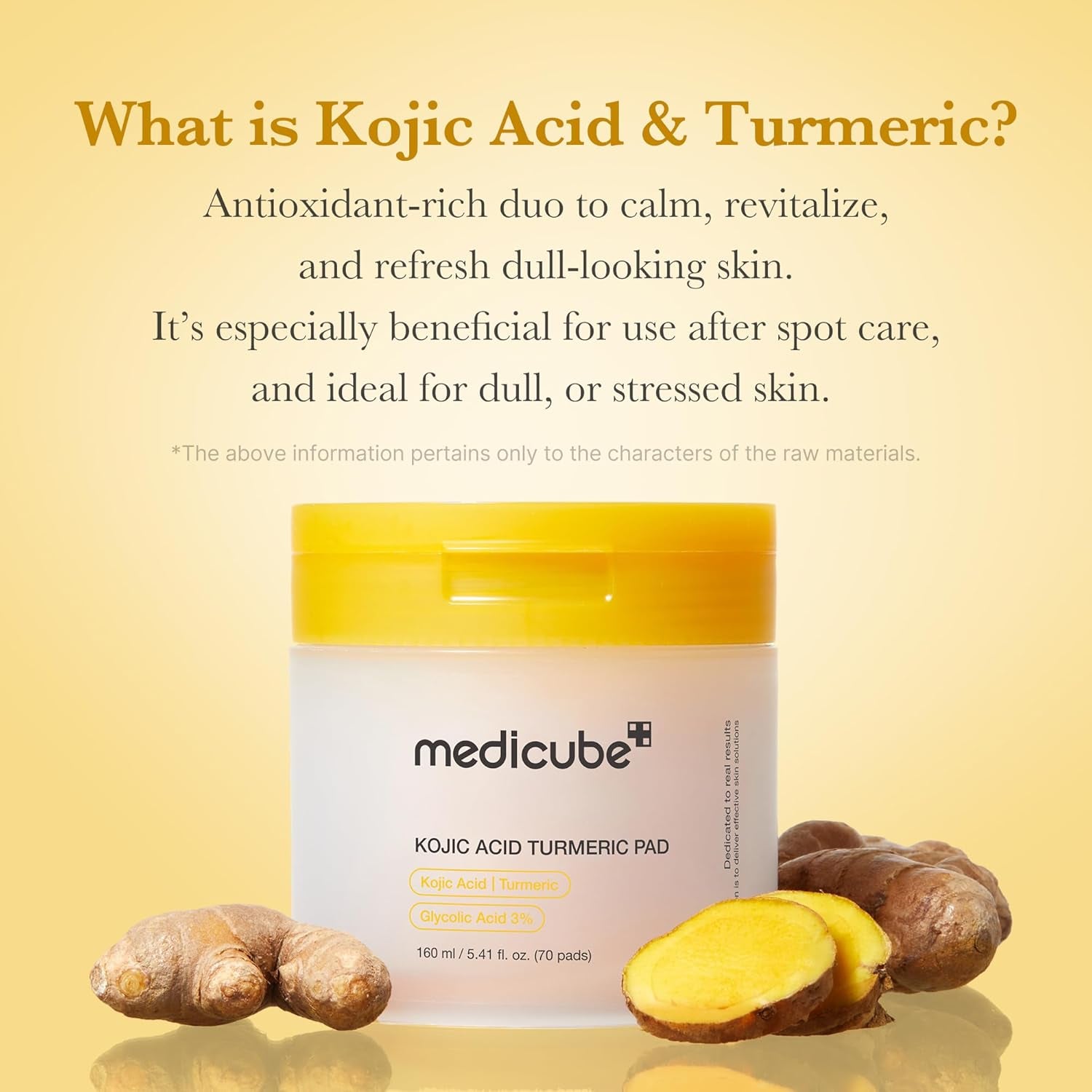 Body Smoothing & Clarifying Duo: Turmeric Body Peel Shot & Kojic Acid Toner Pads | Gentle Body Exfoliation & Texture Care