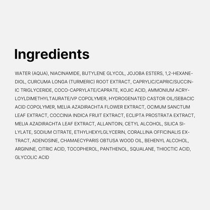 Kojic Acid Turmeric Clarifying Capsule Serum for Troubled Skin | Soothing & Brightening Facial Serum - Niacinamide & Glow Capsules for Hydration and Barrier Support, 1.01 Fl.Oz