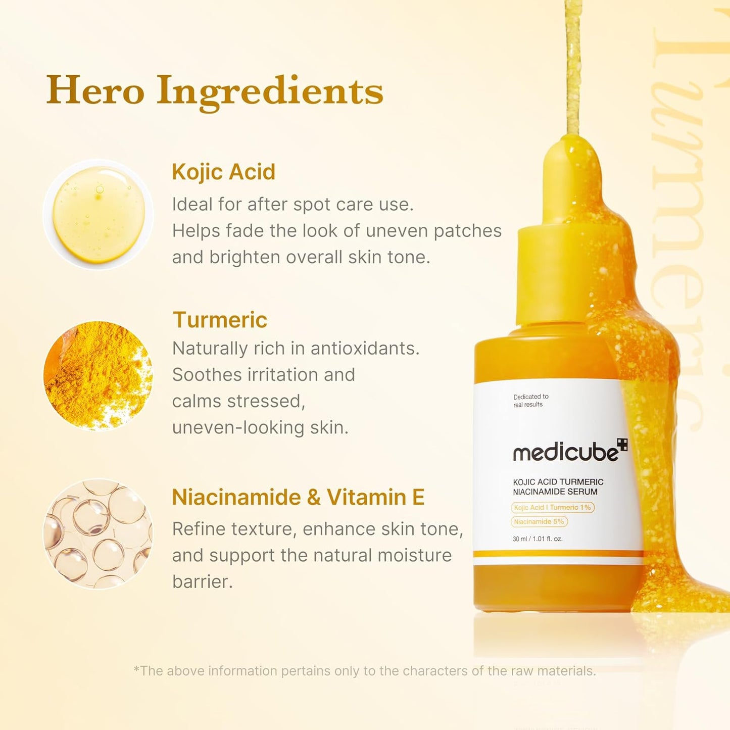 Kojic Acid Turmeric Clarifying Capsule Serum for Troubled Skin | Soothing & Brightening Facial Serum - Niacinamide & Glow Capsules for Hydration and Barrier Support, 1.01 Fl.Oz