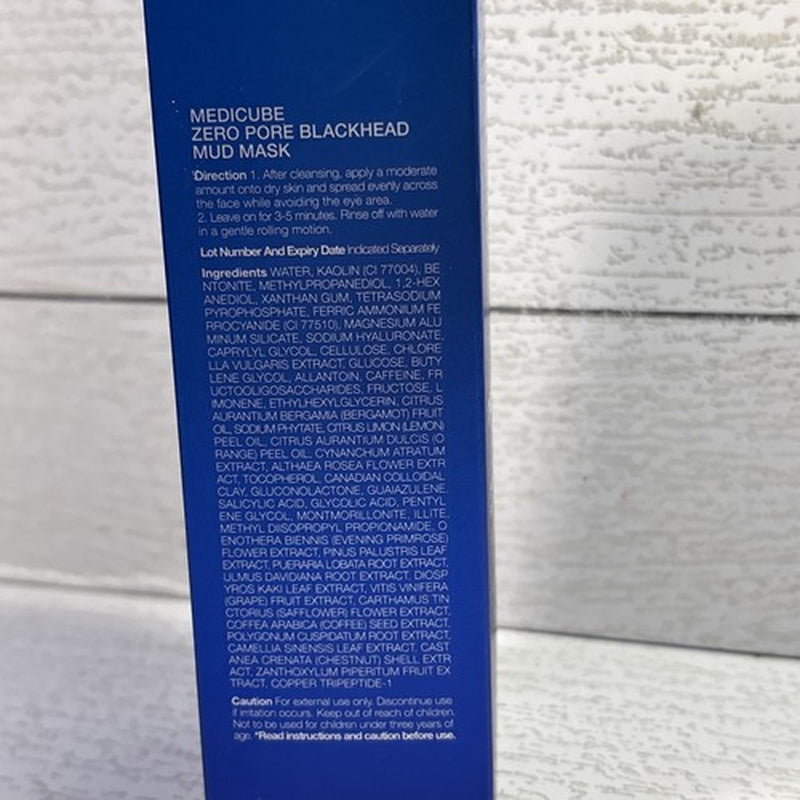 Medicube Zero Pore Blackhead Mud Facial Mask - Skin Cooling & Pore Usshipping