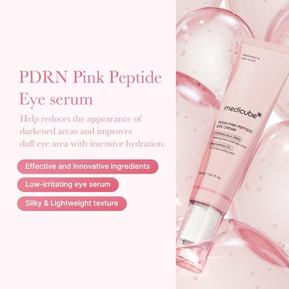 PDRN Peptide Serum Duo for Face & Eye: PDRN Peptide Eye Serum and Salmon DNA Facial Serum for Radiant, Plump Skin | Korean Skincare, Gifts for Women, Skin Care Set